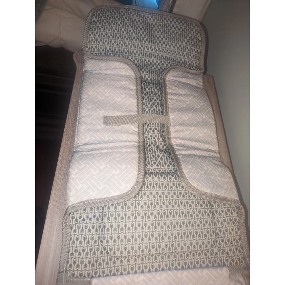 KeaBabies Ezee Baby Diaper Changing Mat/Pat (Black Geo) - Easy to Clean Material
